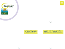 Tablet Screenshot of canosan.de